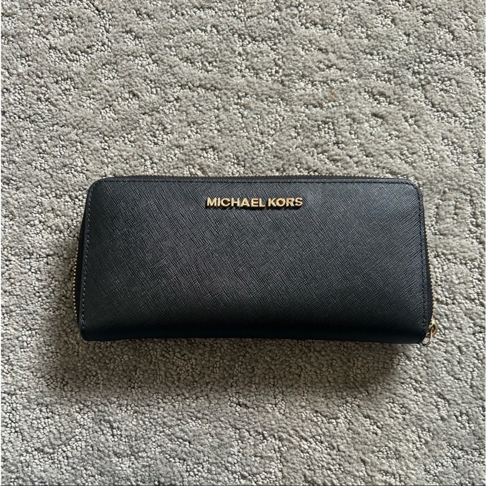 Michael Kors Black Leather Wallet